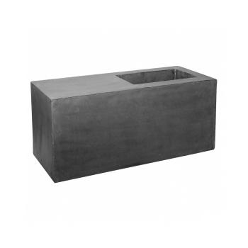 Květináč Jort Seating, barva šedá, více velikostí - PotteryPots Velikost: S - v. 45 cm