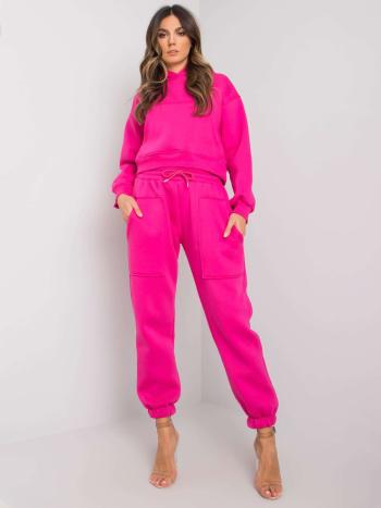 RŮŽOVÁ DÁMSKÁ TEPLÁKOVÁ SOUPRAVA EM-KMPL-699.14-FUCHSIA Velikost: L/XL