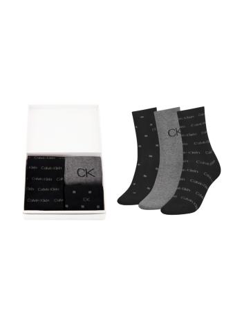 Calvin Klein dámské ponožky 3pack - ONE (001)