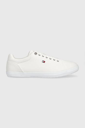 Tenisky Tommy Hilfiger Iconic Vulc Mesh Logo bílá barva