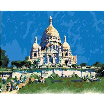 Zuty - Malování podle čísel - SACRE COEUR V PAŘÍŽI, 80x100 cm, vypnuté plátno na rám (HRAmmb10629nad)