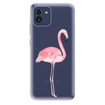 Odolné silikonové pouzdro iSaprio - Flamingo 01 - Samsung Galaxy A03