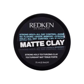 Redken Matte Clay 75 ml pro definici a tvar vlasů unisex poškozený obal