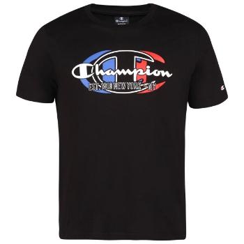 Champion CREWNECK T-SHIRT Pánské tričko, černá, velikost XL