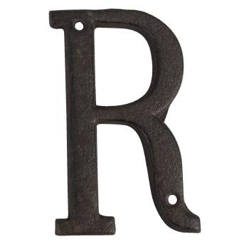 Nástěnné kovové písmeno R - 13 cm 6Y0840-R