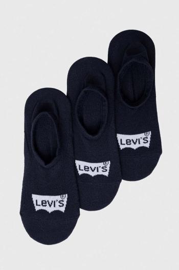 Ponožky Levi's 3-pack tmavomodrá barva