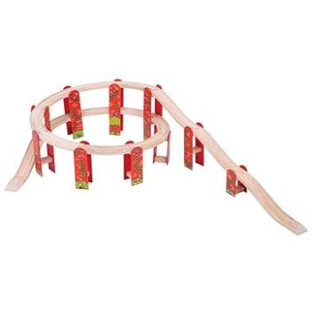 Bigjigs Rail Víceúrovňový set kolejí (691621091210)