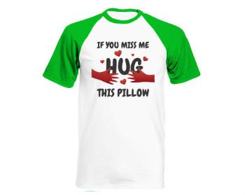 Pánské tričko Baseball Hug this pillow