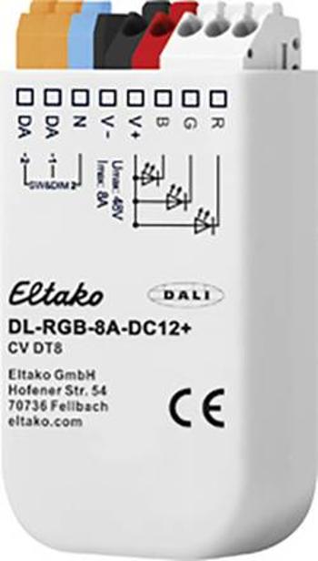 Eltako LED stmívač DL-RGB-8A-DC12+ vestavné, pod omítku