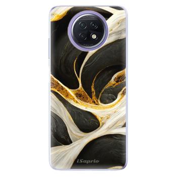 Odolné silikonové pouzdro iSaprio - Black and Gold - Xiaomi Redmi Note 9T