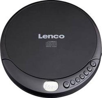 Přenosný CD přehrávač Discman Lenco CD-010, CD, CD-RW, CD-R, s USB nabíječkou, černá