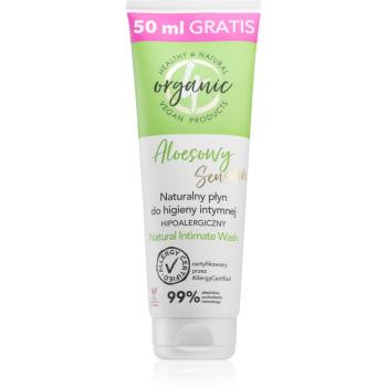 4Organic Aloe gel na intimní hygienu s aloe vera 250 ml