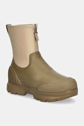 Holínky UGG Neumel X Zip dámské, béžová barva, 1158235-MRDS