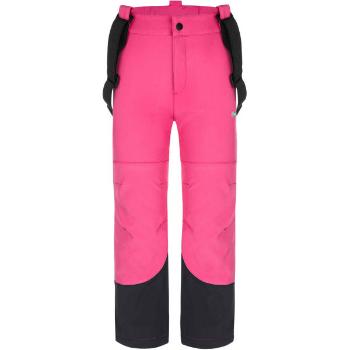 Loap LOCON Dětské softshellové kalhoty, růžová, velikost 134-140