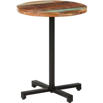 Bistro stolek kulatý O 60 × 75 cm masivní recyklované dřevo (320289)