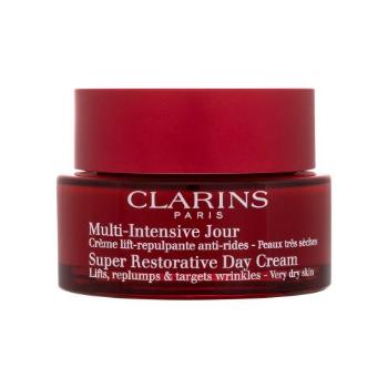 Clarins Super Restorative Day Cream Very Dry Skin 50 ml denní pleťový krém na všechny typy pleti; proti vráskám; zpevnění a lifting pleti