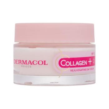 Dermacol Collagen+ SPF10 50 ml denní pleťový krém pro ženy na všechny typy pleti; proti vráskám; zpevnění a lifting pleti; na dehydratovanou pleť