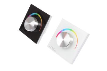 T-LED Nástěnný Ovladač dimLED pro LED pásky RGB Barva:: bílá 069212