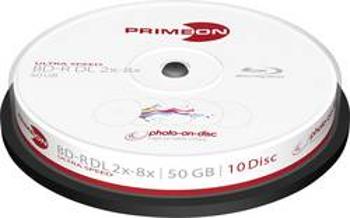 Blu-ray BD-R DL 50 GB Primeon vřeteno, 2761312, s potiskem, 10 ks