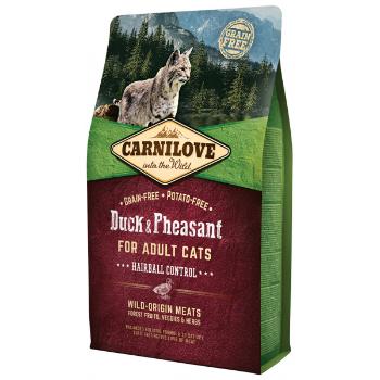 Carnilove Duck and Pheasant Adult Cats–Hairball Control 2kg