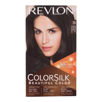 Revlon Colorsilk Beautiful Color 59,1 ml barva na vlasy pro ženy 20 Brown Black na všechny typy vlasů