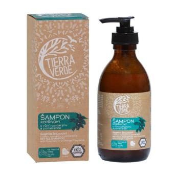Tierra Verde šampon kopřivový s vůní rozmarýnu a pomeranče