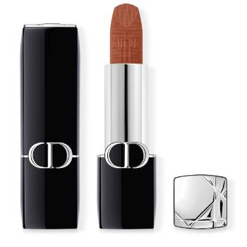 Dior Rouge Dior Velvet dlouhotrvající rtěnka - hydratační květinová péče o rty - 737 Mystère 3,5 g