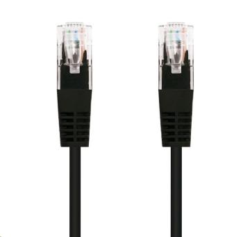 C-TECH kabel patchcord Cat5e, UTP, černý, 1m