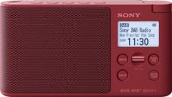 Stolní rádio Sony XDR-S41D, červená