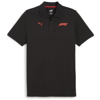 Puma F1 ESSENTIALS LOGO POLO Pánské polo triko, černá, velikost