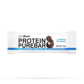 Proteinová tyčinka PureBar 12 x 70 g cookies &amp; krém - GymBeam