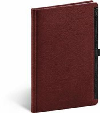 Notes - Hardy červený, linkovaný, 13 × 21 cm