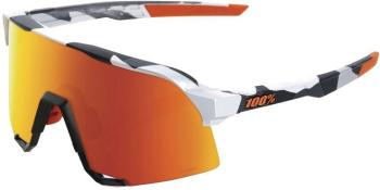 100% S3 - Soft Tact Grey Camo - HiPER Red Multilayer Mirror Lens uni