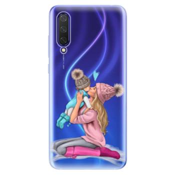 Odolné silikonové pouzdro iSaprio - Kissing Mom - Blond and Boy - Xiaomi Mi 9 Lite