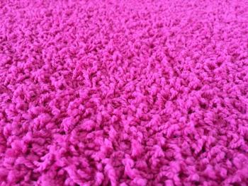 Vopi koberce Kusový koberec Color shaggy růžový - 50x80 cm Růžová