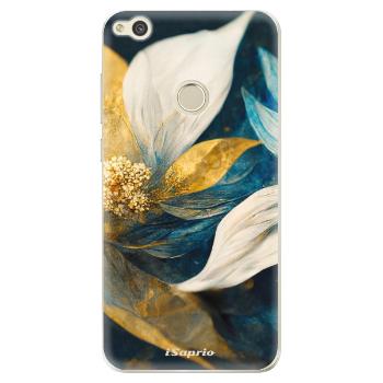 Odolné silikonové pouzdro iSaprio - Gold Petals - Huawei P9 Lite 2017