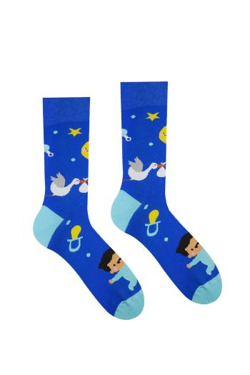 Modré vzorované ponožky Little Boy
