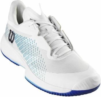 Wilson Kaos Swift 1.5 Mens Tennis Shoe White/Blue Atoll/Lapis Blue 44 Pánské tenisové boty