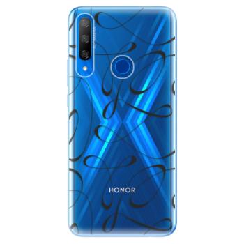 Odolné silikonové pouzdro iSaprio - Fancy - black - Huawei Honor 9X