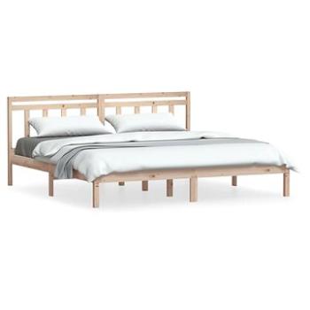 Rám postele masivní dřevo 180 × 200 cm Super King, 3100604 (3100604)