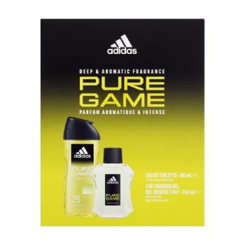 Adidas Pure Game dárková kazeta toaletní voda 100 ml + sprchový gel 250 ml pro muže