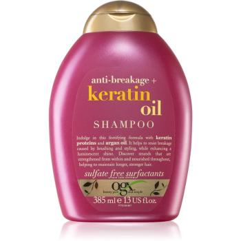 OGX Keratin Oil posilující šampon s keratinem a arganovým olejem 385 ml