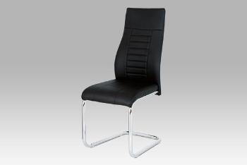 Autronic HC-955 BK Jídelní židle, černá koženka / chrom