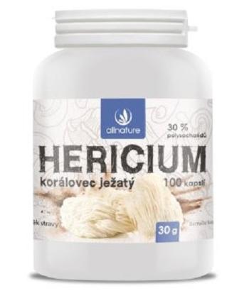 Allnature Hericium Korálovec ježatý kapsle 100 kapslí