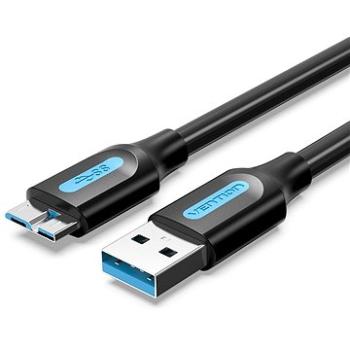 Vention USB 3.0 (M) to Micro USB-B (M) Cable 0.25M Black PVC Type (COPBC)