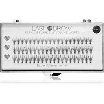 Lash Brow Premium Flare Silk Lashes umělé řasy Extra Volume 1 ks