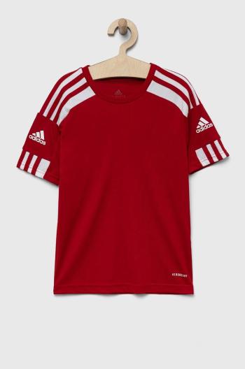 Dětské tričko adidas Performance červená barva