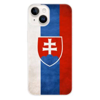 Odolné silikonové pouzdro iSaprio - Slovakia Flag - iPhone 15