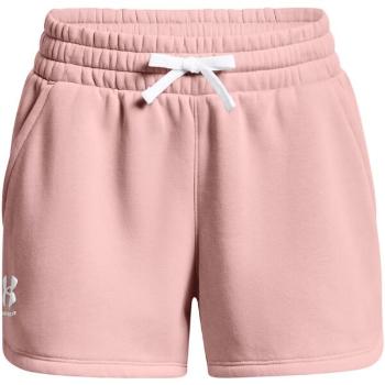 Under Armour RIVAL FLEECE SHORT Dámské kraťasy, růžová, velikost XL