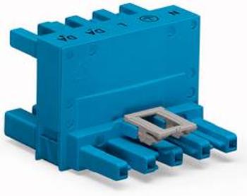 Síťový H rozdělovač síťová zástrčka - síťová zásuvka, síťová zásuvka počet kontaktů: 5, modrá, 25 ks